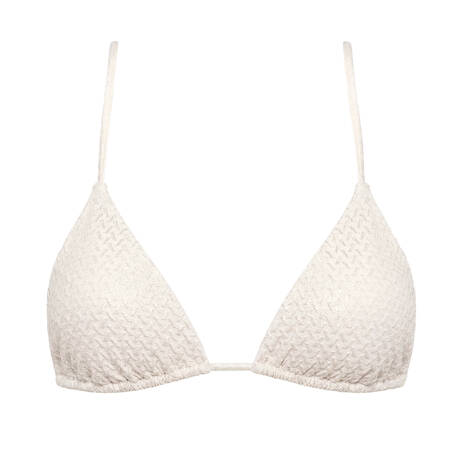 LULI FAMA Triangel-Badeanzugoberteil Sunbaked Gold