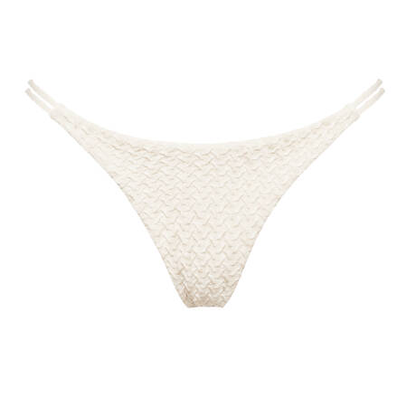 LULI FAMA Tanga bikini bottom Sunbaked Gold