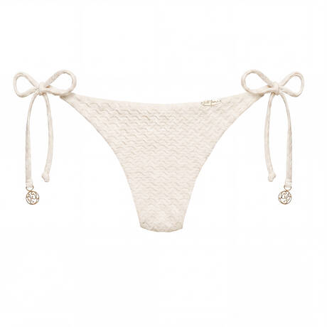 LULI FAMA Brazilian tie side bikini bottom Sunbaked Gold