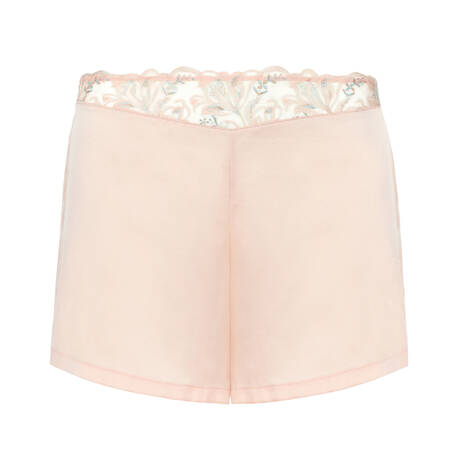 HUIT Short en soie Rêve Blush