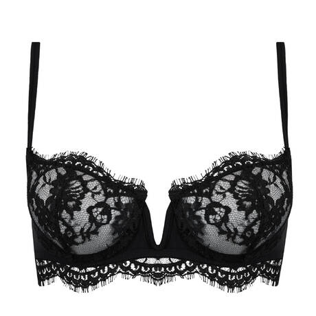 I.D. SARRIERI Lace Demi-cup bra Délicieuse Black