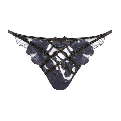AGENT PROVOCATEUR Slip Felicitie Navy&Black