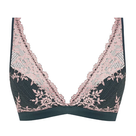 WACOAL Triangle bra lace Embrace Lace Dark Slate/Cloud Pink