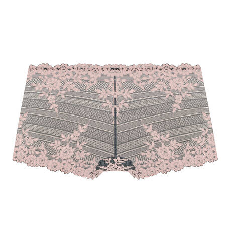 WACOAL Shorty en dentelle Embrace Lace Dark Slate/Cloud Pink