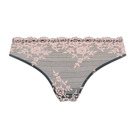 WACOAL Brief Embrace Lace Dark Slate/Cloud Pink