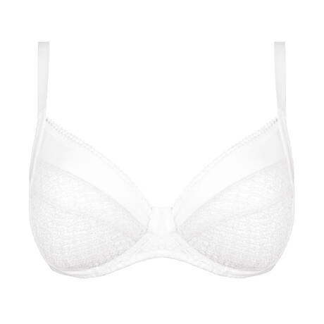 MAISON LEJABY Soutien-gorge emboitant en dentelle Memories Blanc