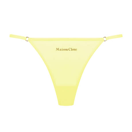 MAISON CLOSE Mini-String Double Sens Jaune