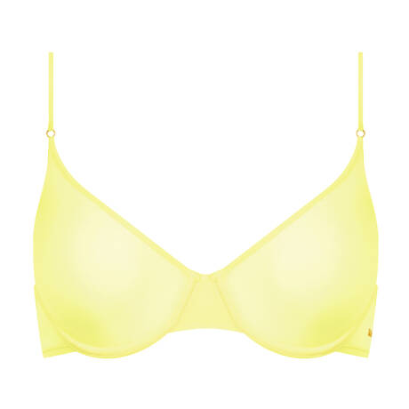 MAISON CLOSE Halbschalen-BH Double Sens Jaune