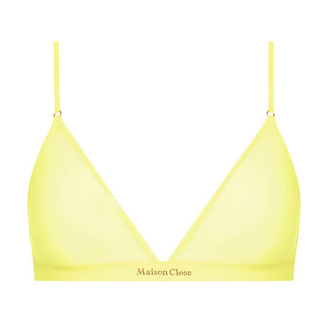 MAISON CLOSE Triangel BH Double Sens Jaune