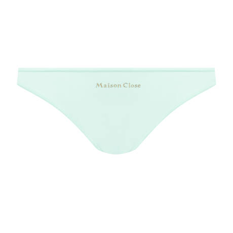 MAISON CLOSE Offener Slip Double Sens Céladon