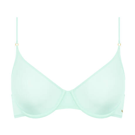 MAISON CLOSE Halbschalen-BH Double Sens Céladon