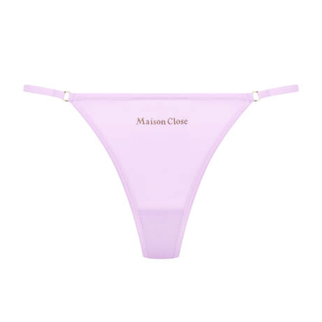 MAISON CLOSE Mini thong Double Sens Lavande