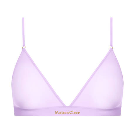 MAISON CLOSE Triangle bra Double Sens Lavande