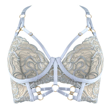 BORDELLE Bustier Pearl Dusty Blue