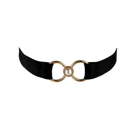 BORDELLE Choker Pearl Black