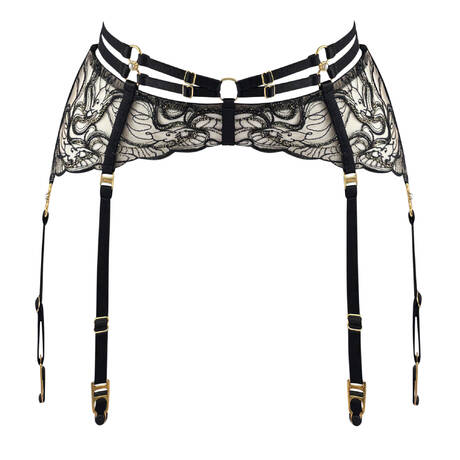 BORDELLE Strapsgürtel Pearl Schwarz