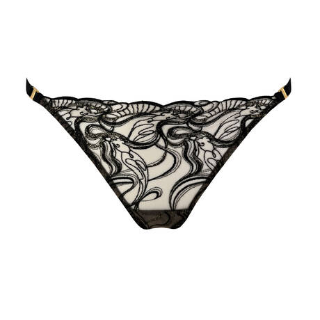 BORDELLE Thong Pearl Black