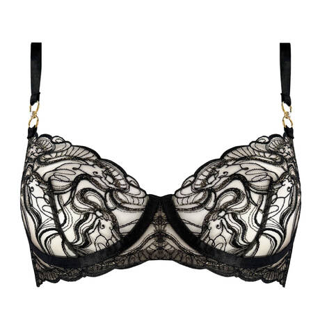 BORDELLE Balconette bra Pearl Black