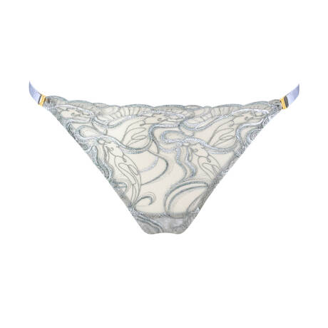 BORDELLE Thong Pearl Dusty Blue