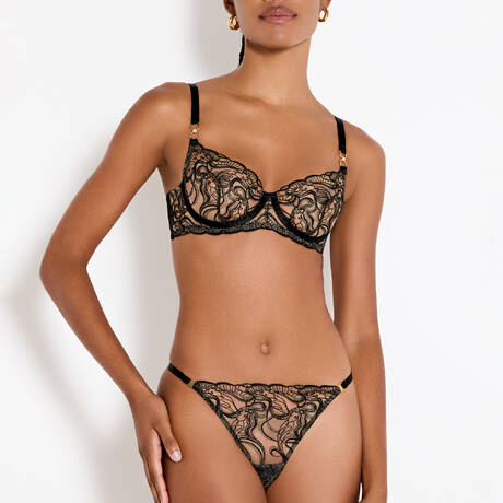 2 teile im set BORDELLE Pearl Schwarz