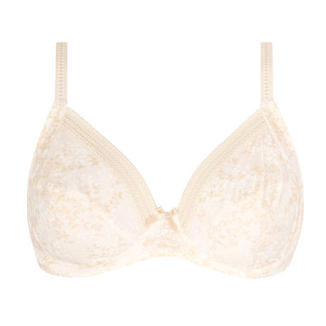 ANTIGEL Underwire bra for well-being Week-end Campagne Chanvre Nacré