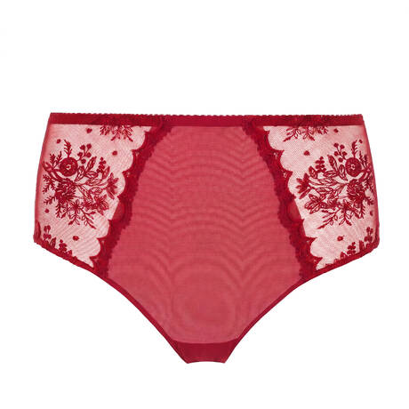 SIMONE PÉRÈLE Culotte haute Intrigue Rouge Opéra