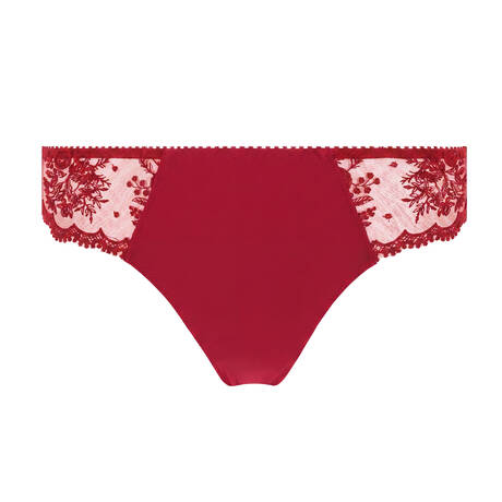 SIMONE PÉRÈLE Slip Intrigue Rouge Opéra