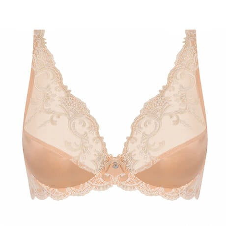 LISE CHARMEL Soutien-gorge triangle en soie Splendeur Soie Splendeur Pêche