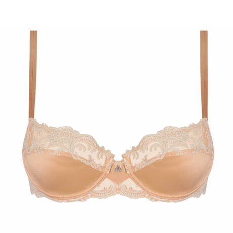 LISE CHARMEL Demi-cup bra silk Splendeur Soie Splendeur Pêche