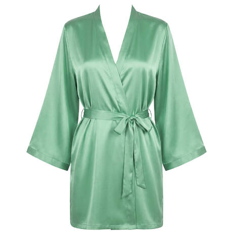 MARJOLAINE Silk Negligee Éternel Été Daisy Sauge