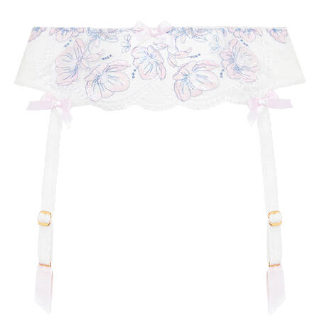 AGENT PROVOCATEUR Porte-jarretelles Winnette Baby Pink & Flesh