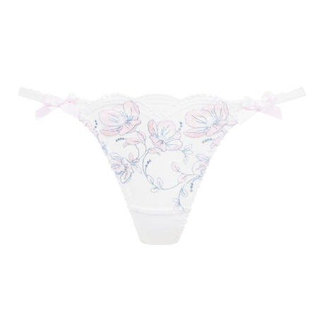 AGENT PROVOCATEUR Thong Winnette Baby Pink & Flesh