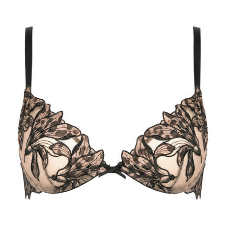 FLEUR DU MAL Triangel BH Lily Embroidery Leopard Lily