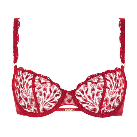 AUBADE Soutien-gorge corbeille Crazy in Love Red Delight 