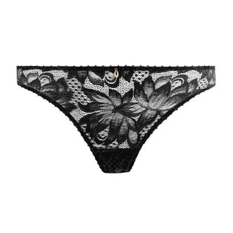 AUBADE Slip italien en dentelle Flawless Love Noir