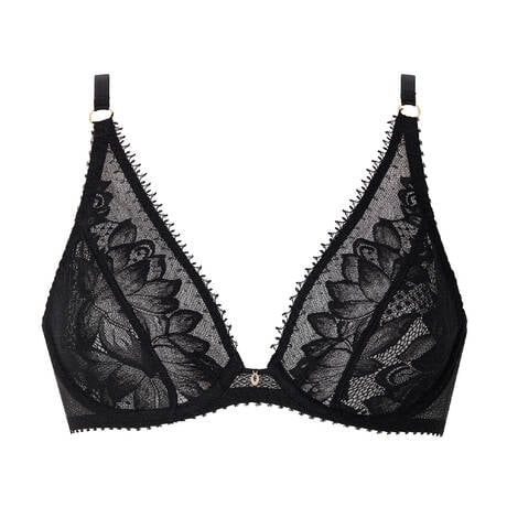 AUBADE Soutien-gorge triangle armatures en dentelle Flawless Love Noir