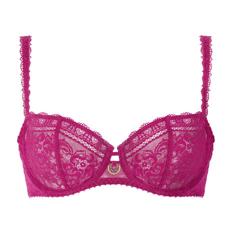AUBADE Halbschalen-BH aus Spitze Ivresse Baroque Pink Muse