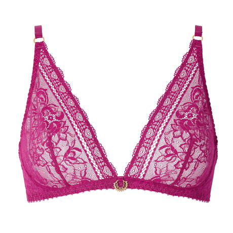 AUBADE Soutien-gorge sans armatures en dentelle Ivresse Baroque Pink Muse