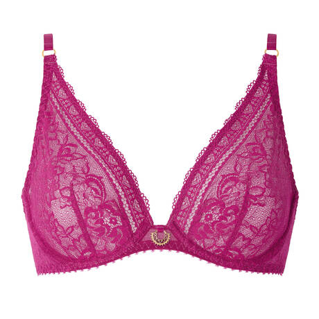 AUBADE Lace Triangle bra Ivresse Baroque Pink Muse