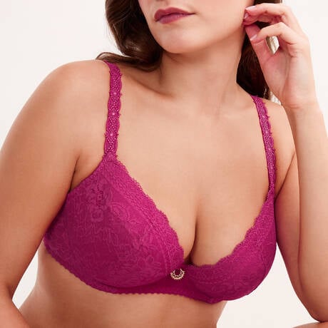 AUBADE Lace Push-up bra Ivresse Baroque Pink Muse