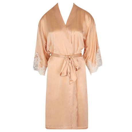 LISE CHARMEL Negligee silk Splendeur Soie Splendeur Pêche