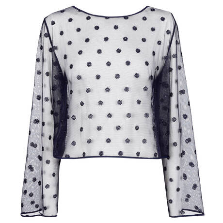 MARIE JO Top Avero Velvet Blue