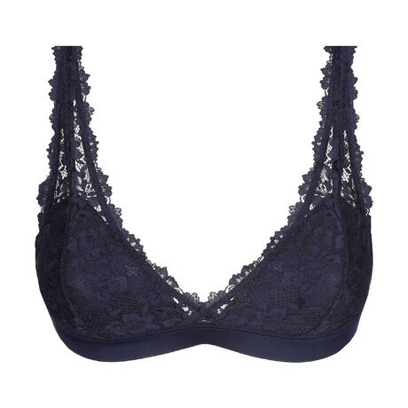MARIE JO Lace Triangle bra Soft Studio Velvet Blue