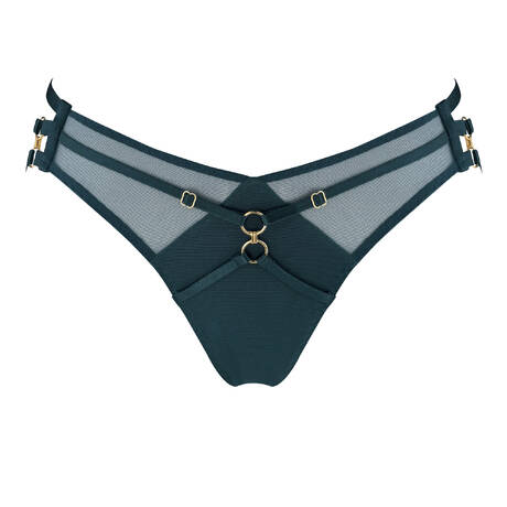 BORDELLE Slip ouvert Zenna Teal