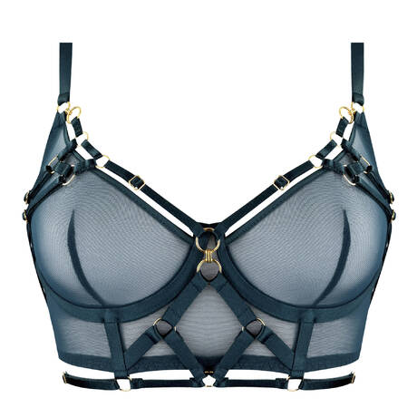 BORDELLE Soutien-gorge bustier Zenna Teal