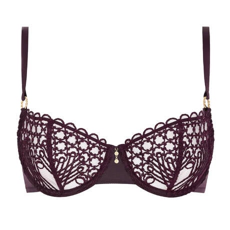 AUBADE Soutien-gorge corbeille Éloge du Désir Deep Berry