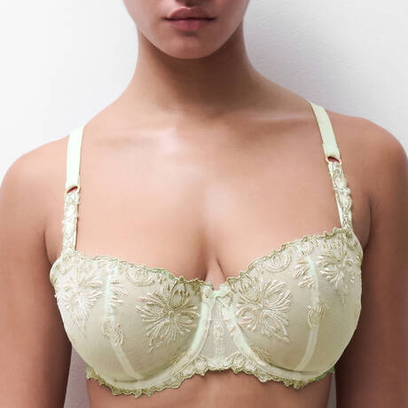 CHANTELLE Demi-cup bra Champs Elysées Green Powder