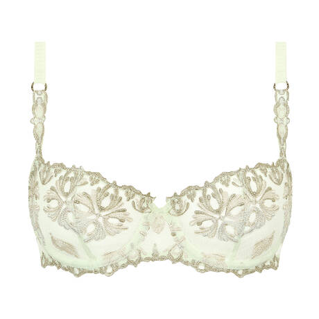 CHANTELLE Demi-cup bra Champs Elysées Green Powder