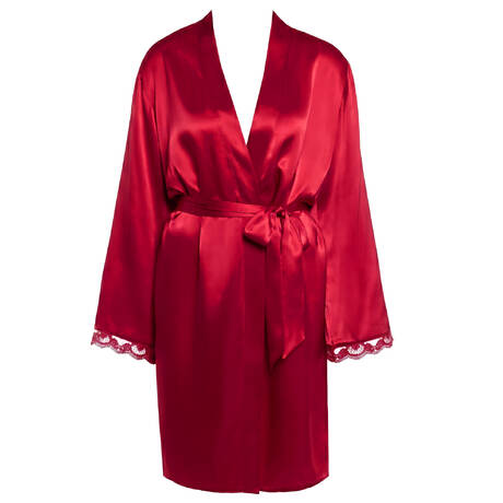 SIMONE PÉRÈLE Negligee silk Love Me Rouge Opéra