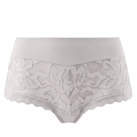 EMPREINTE Culotte haute en dentelle Leia Platine